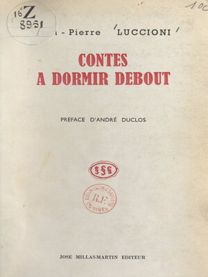 cover image of Contes à dormir debout